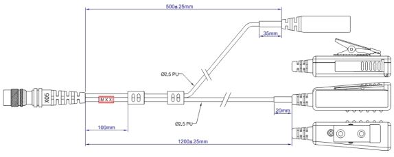Artemis, Overvåkningsset heavy duty, todelt, QD u/Øre